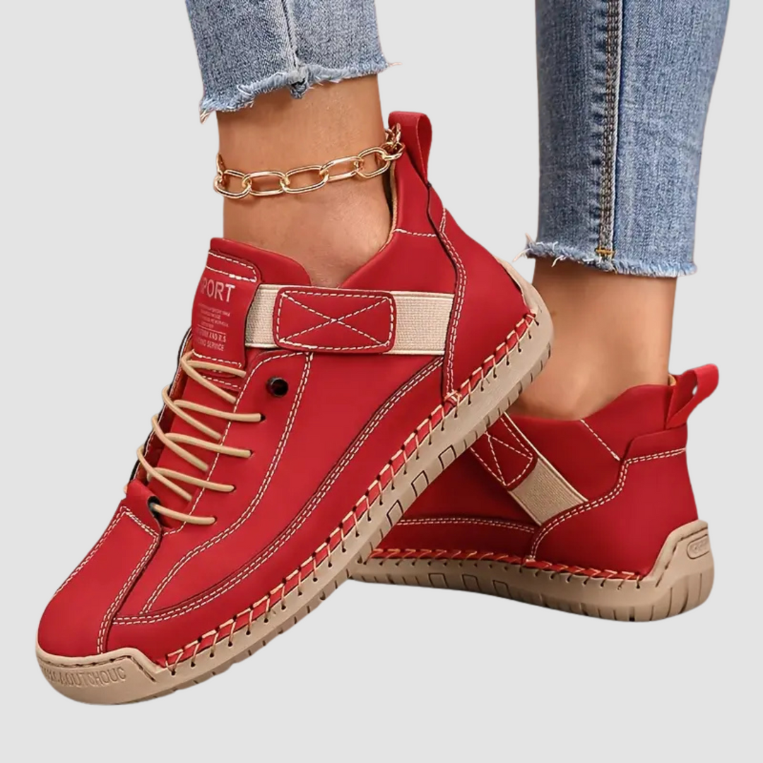 Women's trendy platform slip-on shoes, offering comfort for a modern, active lifestyle.