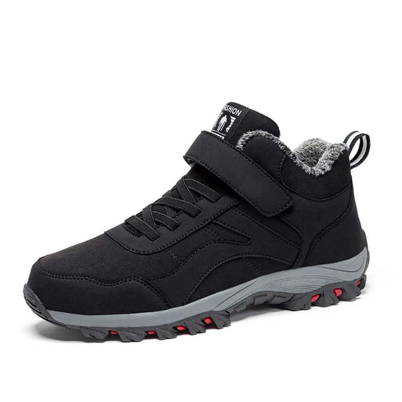 Stylish women's warm snow boots, ankle cut for fashion & function, cozy cold weather footwear.