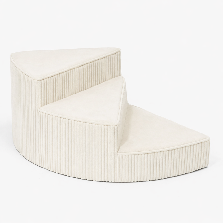 Foam dog stairs, a gentle mobility aid for pets with joint issues.