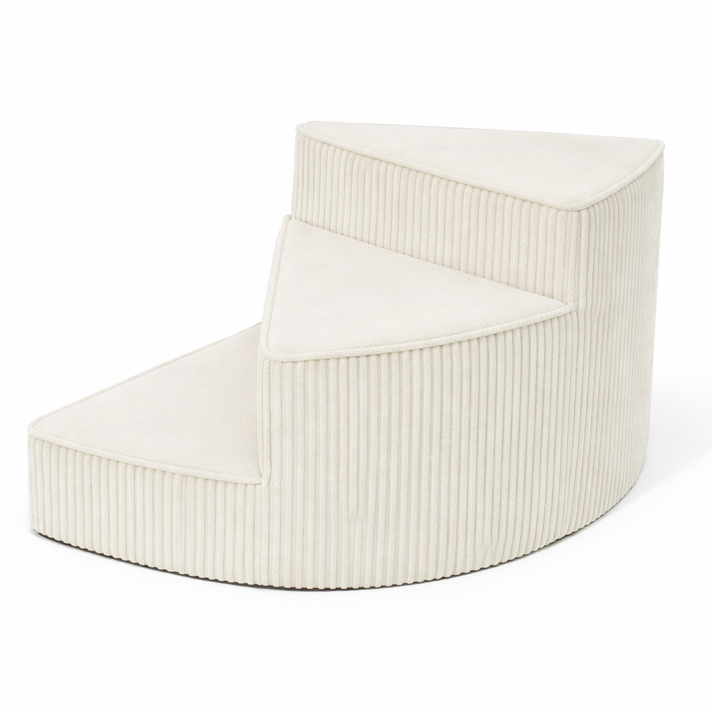 Non-slip foam pet stairs, ensuring stability for small & medium pets.