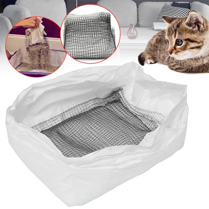 Innovative reusable cat litter box liner, designed for optimal pet care and environmental responsibility.