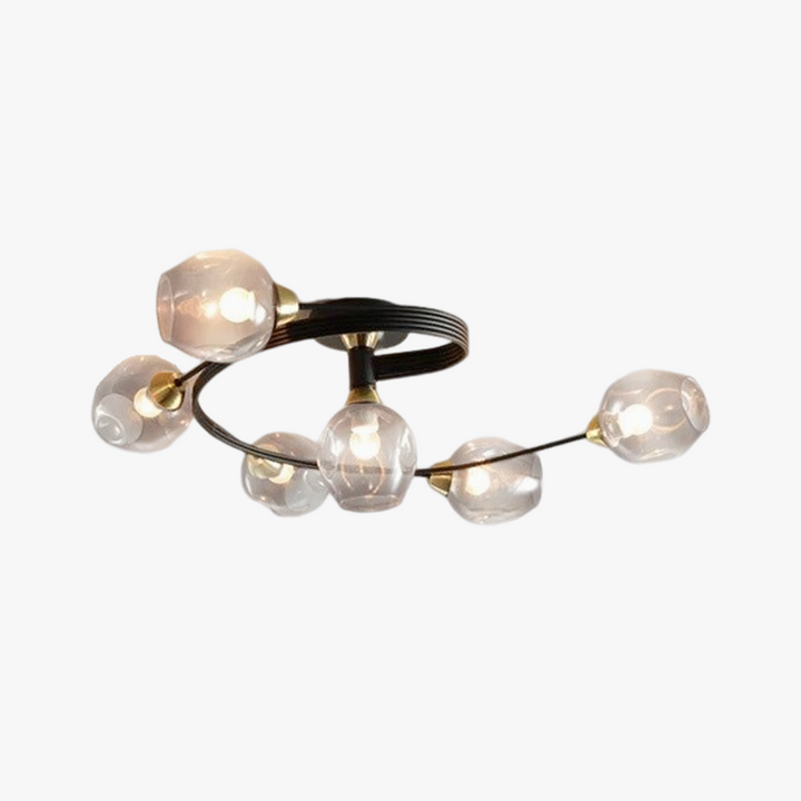 Tavin Modern Flush Mount; elegant, contemporary ceiling light for stylish home illumination.