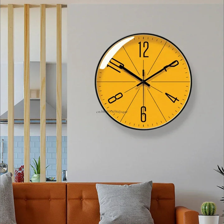 Stylish TimeWisp Wooden Wall Clock, silent mechanism, modern home decor accessory crafted from natural wood.