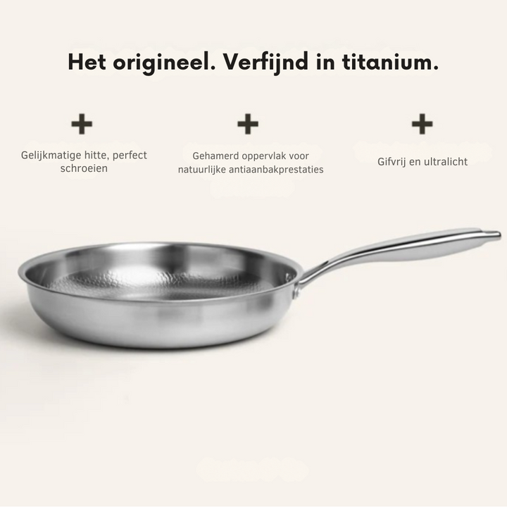 TitanHammer titanium stock pot with lid, a durable kitchen essential.