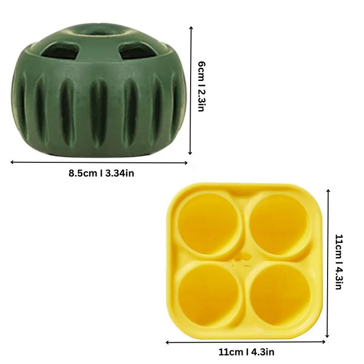 Engaging TreatTwister puzzle toy for dogs, dispensing treats to keep pets entertained and mentally active.