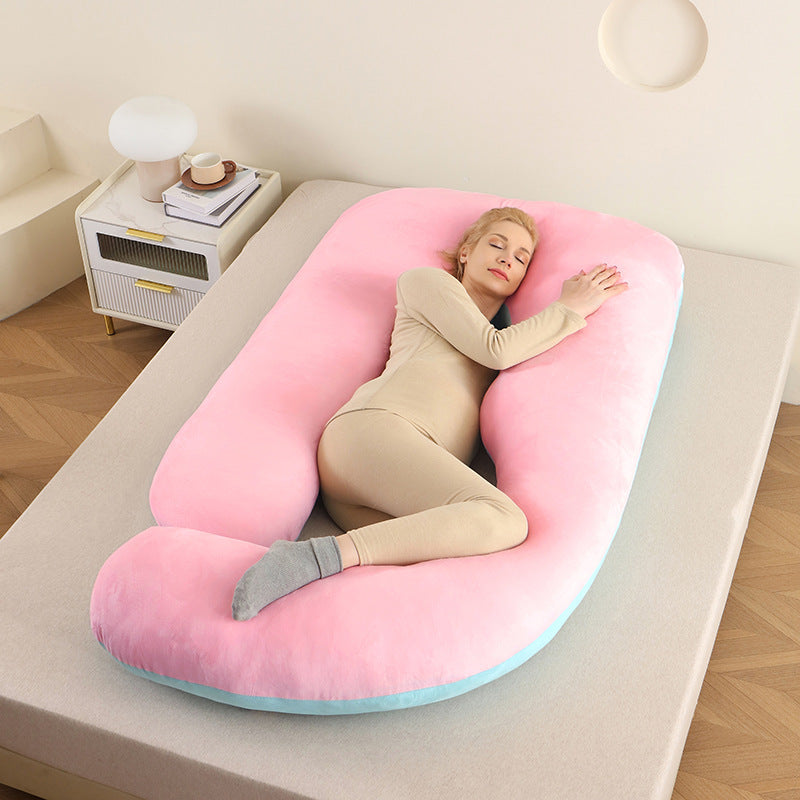 U-shape comfort pillow, essential bedding for ultimate sleep support.