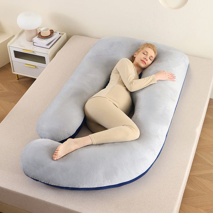 Unisex sleep pillow, U-shape full body support for ultimate comfort.