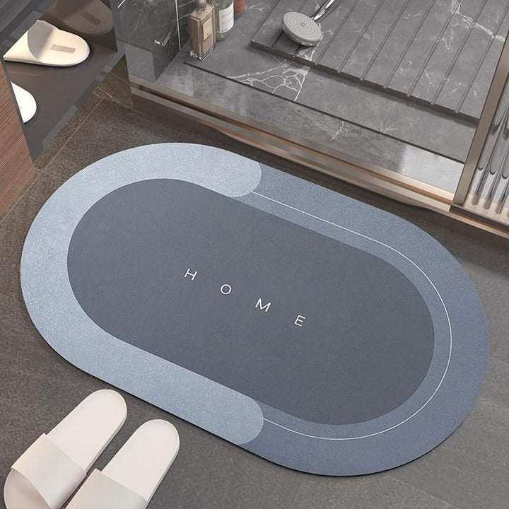 Durable quick-dry bath mat, excellent floor protection, super absorbent & non-slip design.