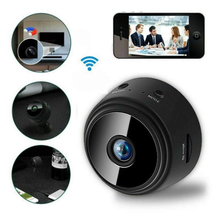 Wireless HD security camera with remote monitoring features, ensuring ultimate home protection.