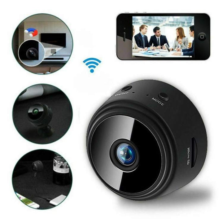 Wireless HD security camera with remote monitoring features, ensuring ultimate home protection.