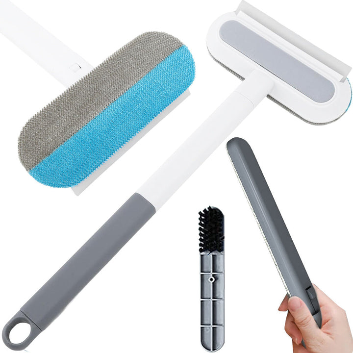 Eco-friendly pet fur removal tool, ideal for cleaning upholstery and clothes.