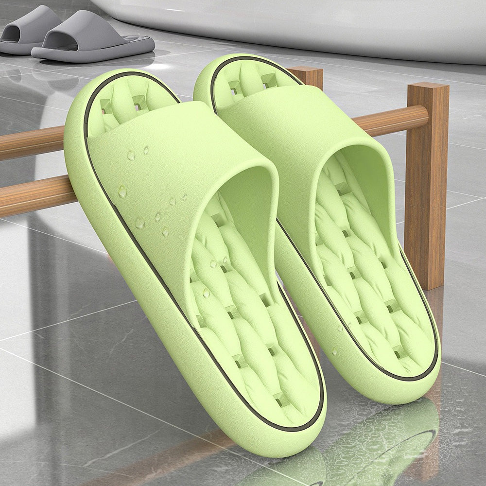 Supportive home shoes featuring an ergonomic design and non-slip sole.