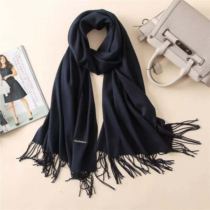 Soft fashion accessory: women's luxury scarf, ultra-soft, elegant, and stylish.