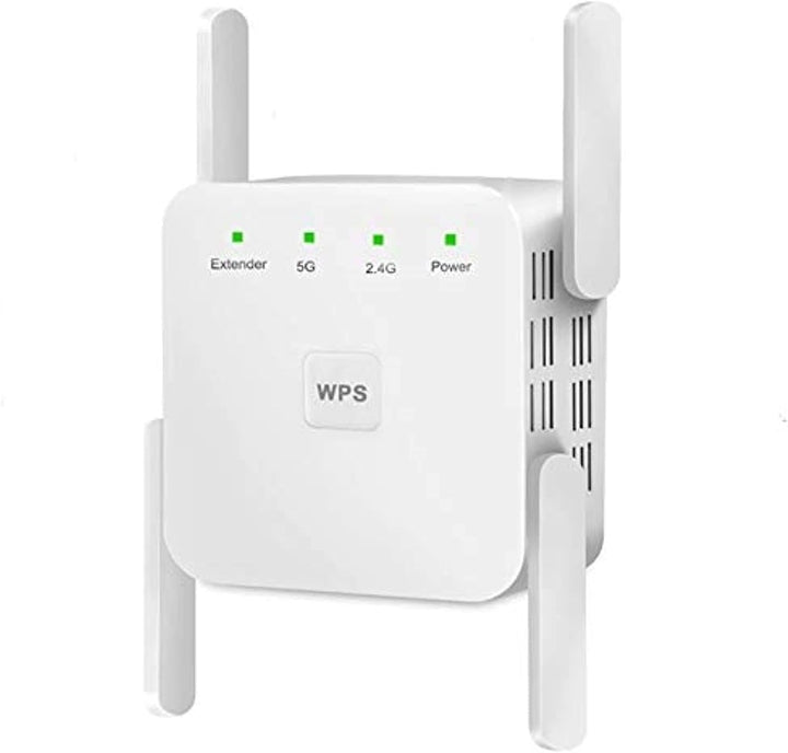 UltraXtend 5GHz WiFi extender for fast, stable internet on all devices, perfect for busy smart homes.