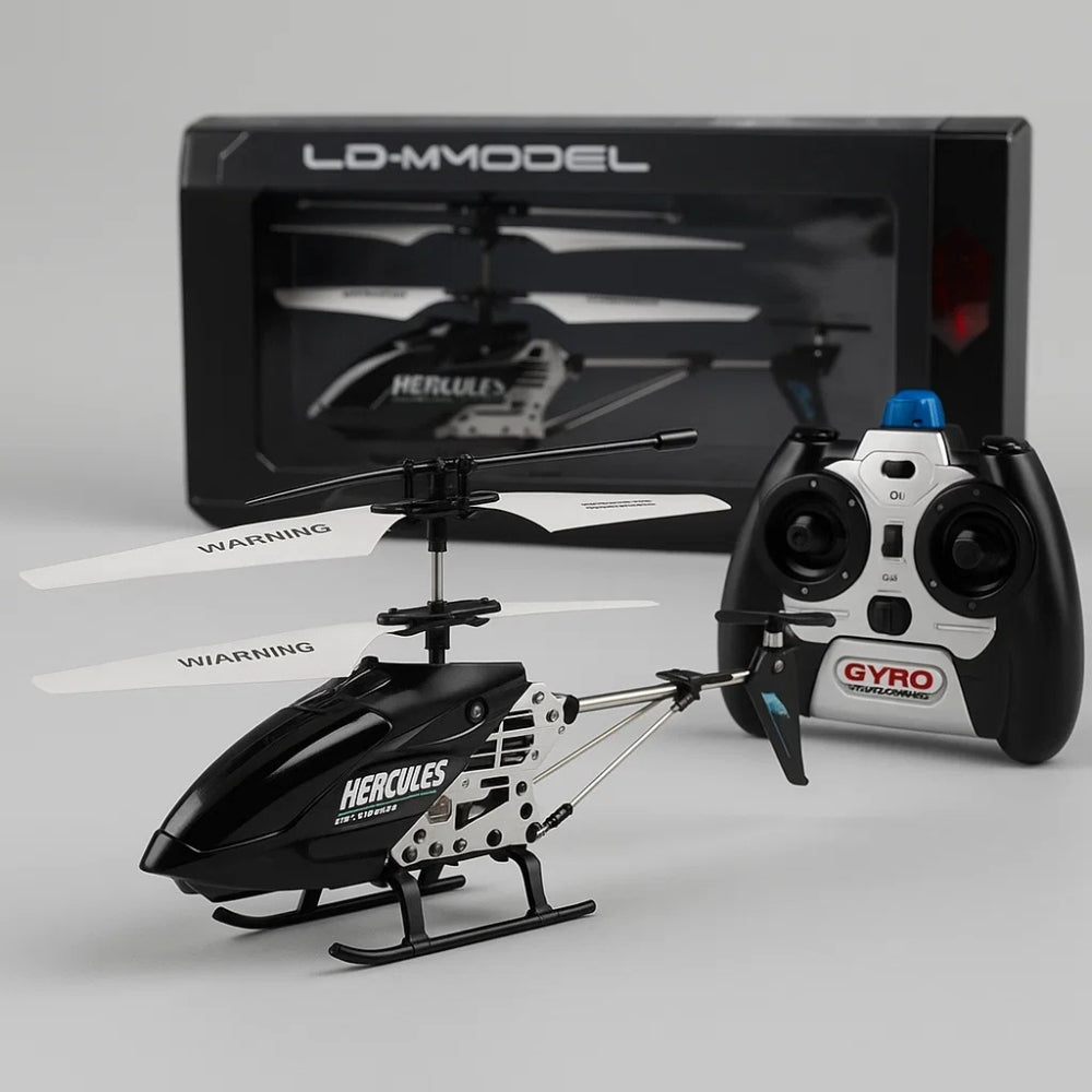 Unbreakable Mini RC Helicopter with gyro for stable indoor flying. Durable remote control toy for kids.