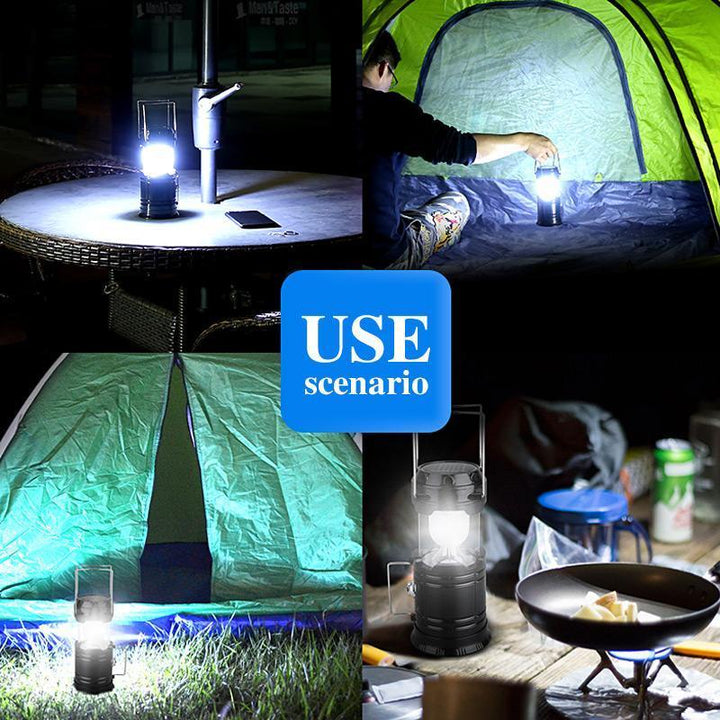 Essential multi-function LED lantern/flashlight, perfect for camping, hiking, and as an emergency outdoor light.