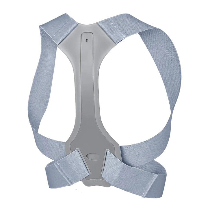 Unisex adjustable posture corrector back brace for spinal alignment, pain relief & ergonomic support. Discreet design.