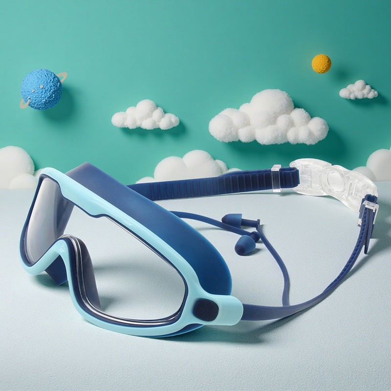 Versatile unisex swim mask, perfect for swimming, snorkeling, and diving underwater.