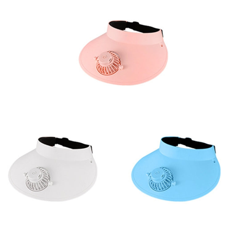 Stay cool outdoors with this unisex sun visor cap featuring an integrated rechargeable fan.