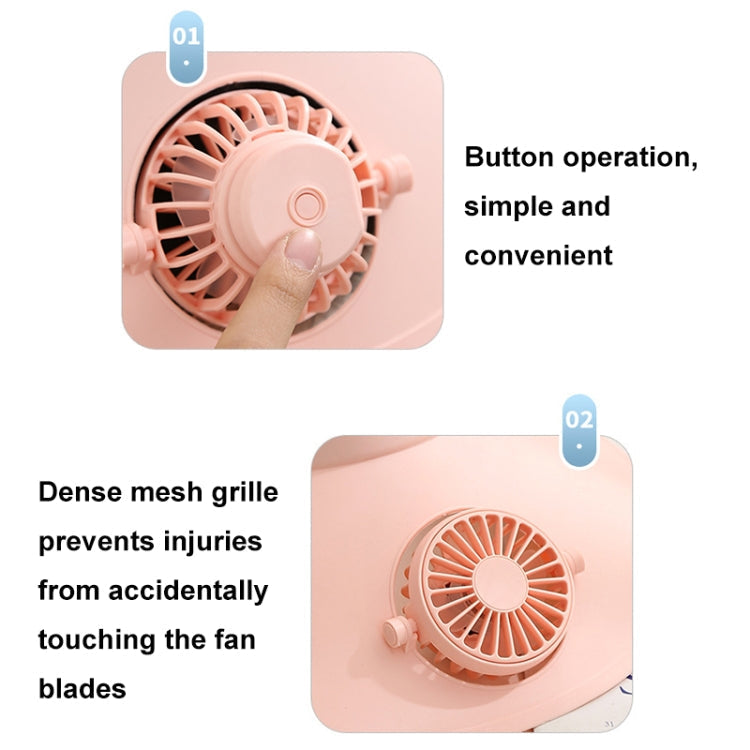 Stylish unisex comfort visor with a built-in personal cooling fan, perfect for summer wear.
