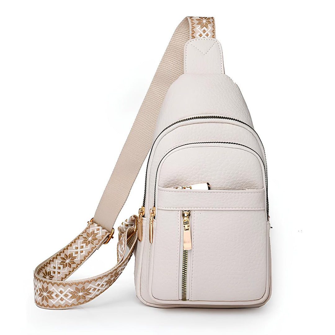 Stylish water-resistant crossbody bag for men and women, ideal for everyday carry.