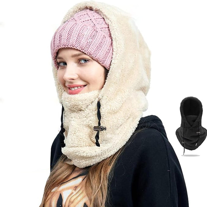 Windproof & warm ArcticShield 3-in-1 winter hat, providing superior protection against cold weather elements.