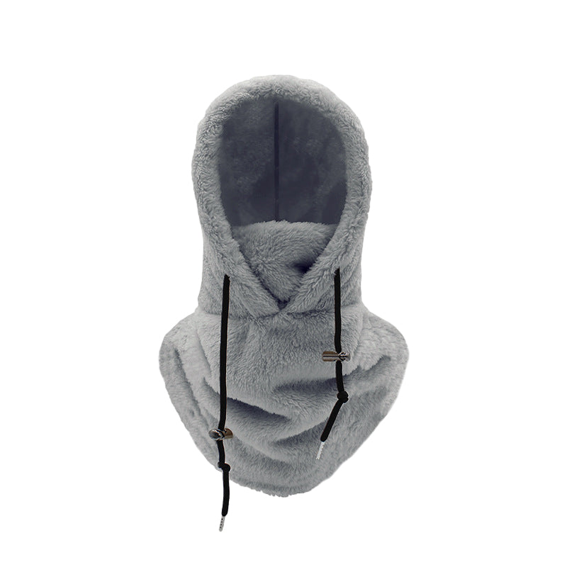 ArcticShield 3-in-1 hat, designed for extreme cold, offering warm, windproof head & neck coverage.