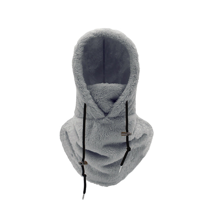 ArcticShield 3-in-1 hat, designed for extreme cold, offering warm, windproof head & neck coverage.