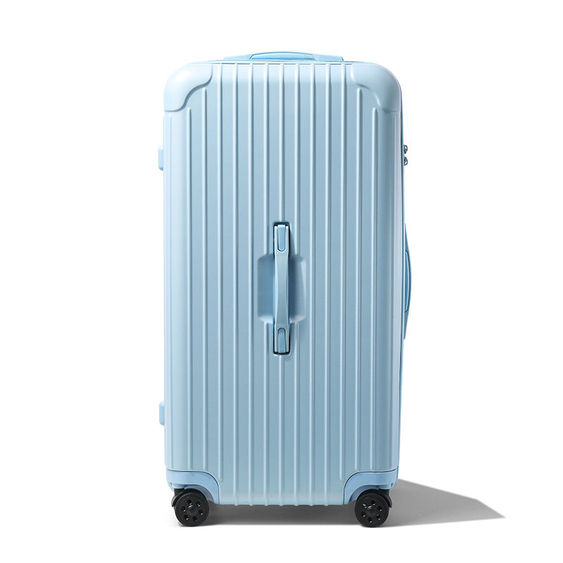 Premium hardshell travel suitcase, featuring secure lock, spinner wheels & modern design.
