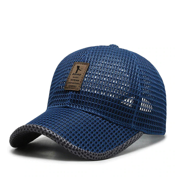 Breathable mesh summer cap for men & women, designed for ultimate comfort and sun protection during hot days.