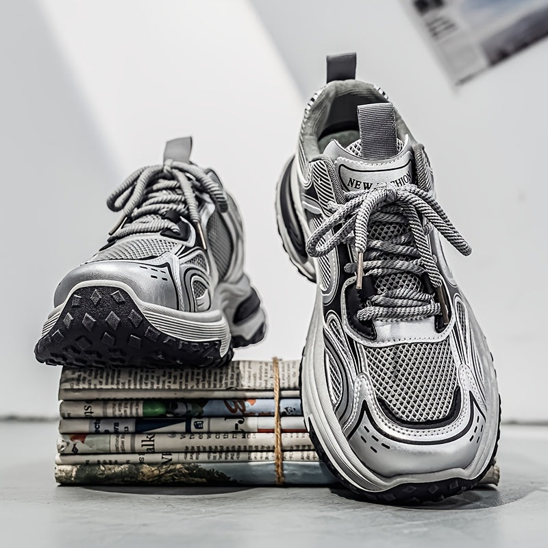 Versatile unisex footwear: lace-up sneakers that complement any street style.