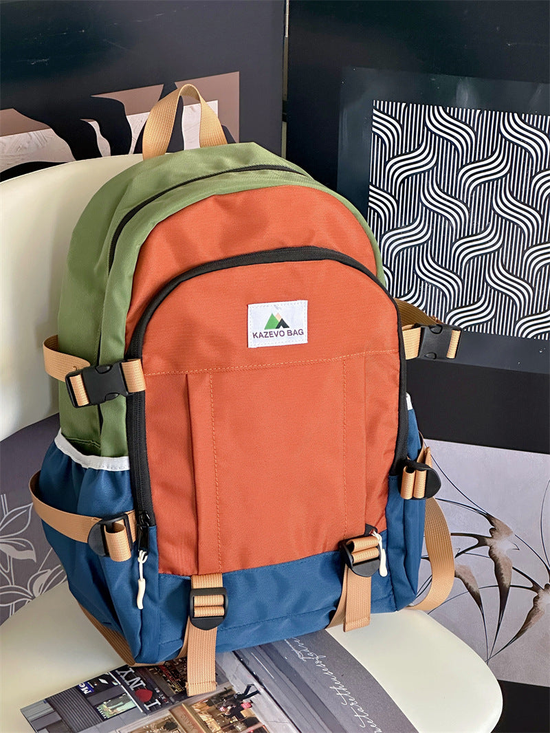 Durable student backpack for school. Water-resistant casual travel bag, perfect for unisex everyday carry.