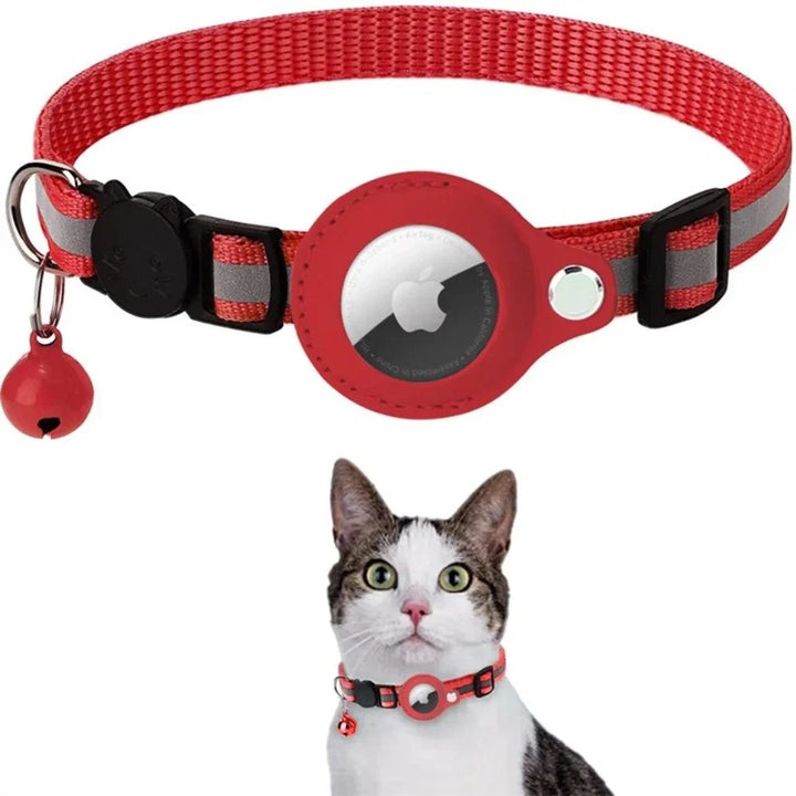 Colorful cat collar for safety, featuring an adjustable fit & quick-release breakaway clip.