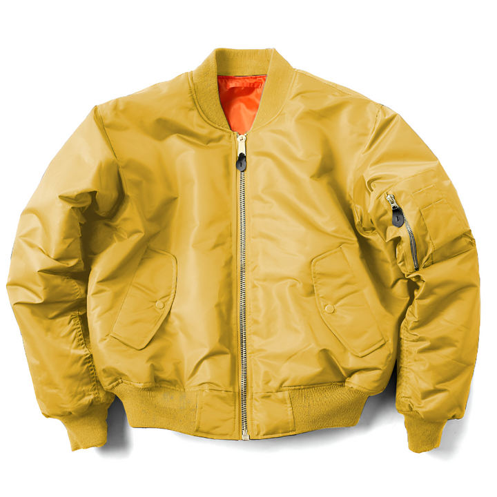 Lightweight unisex bomber jacket, suitable for spring and fall layering.