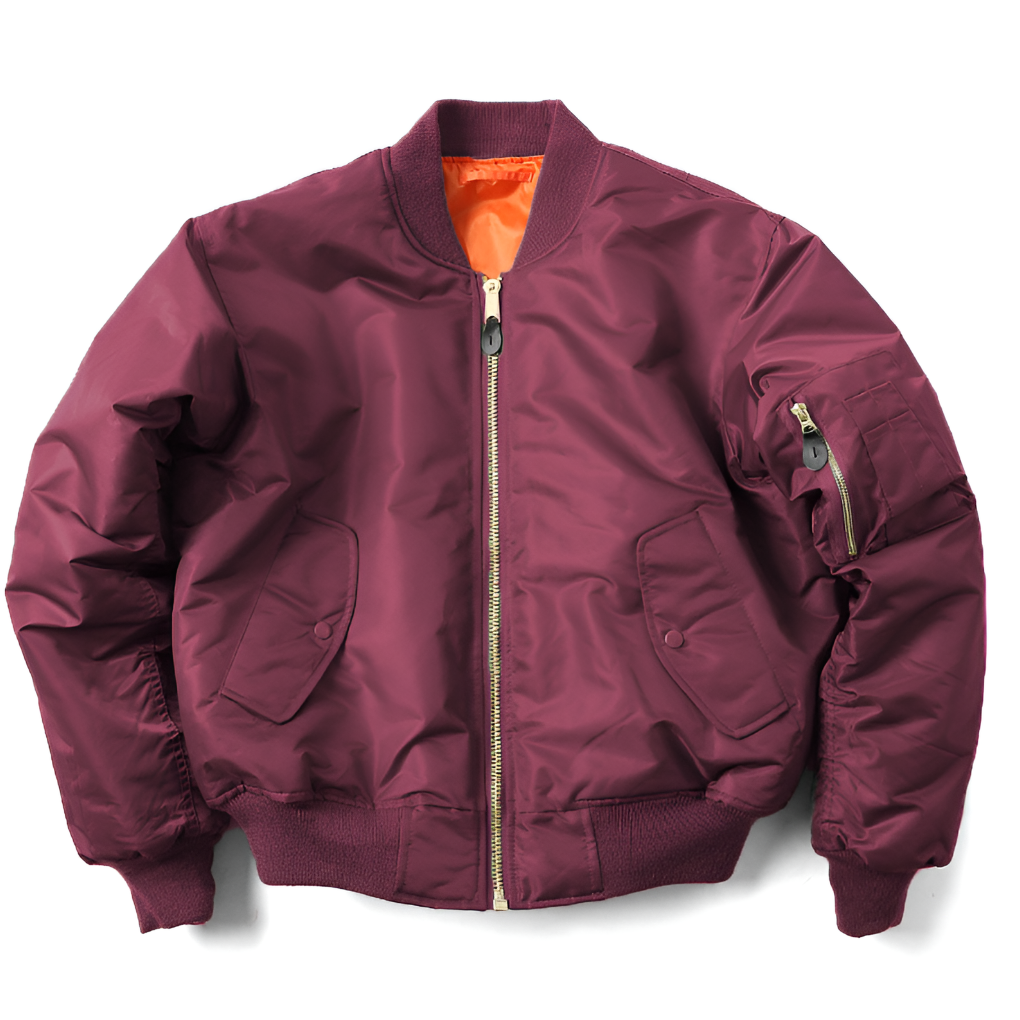 Unisex classic bomber jacket with practical pockets, great for everyday use.