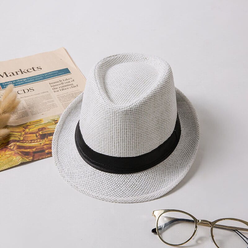 Comfortable lightweight classic trilby summer hat, ideal for extended outdoor use and style. Unisex.
