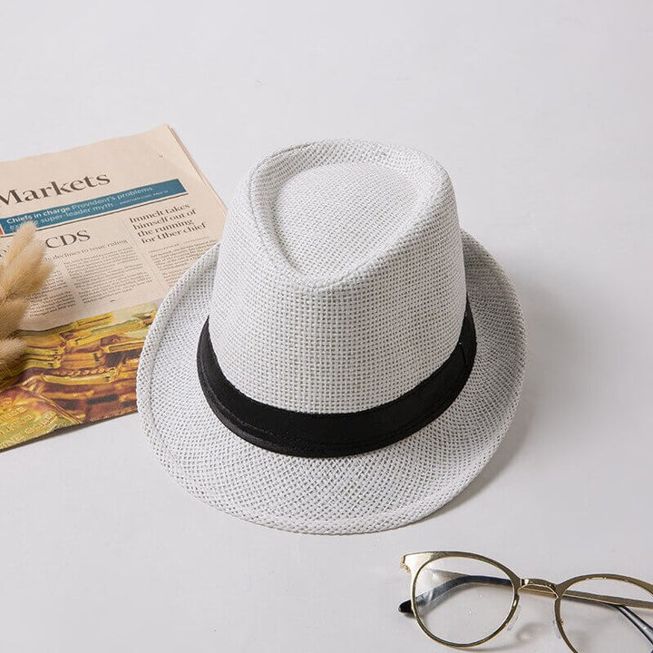 Comfortable lightweight classic trilby summer hat, ideal for extended outdoor use and style. Unisex.