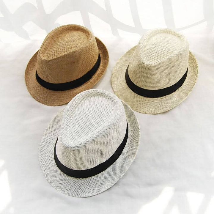Perfect summer hat: lightweight, stylish, and classic trilby for unisex sun protection & outdoor fun.