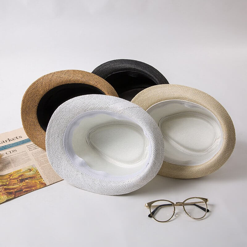 Lightweight travel trilby hat, compact and stylish, ideal for vacation and outdoor adventures. Fedora style.