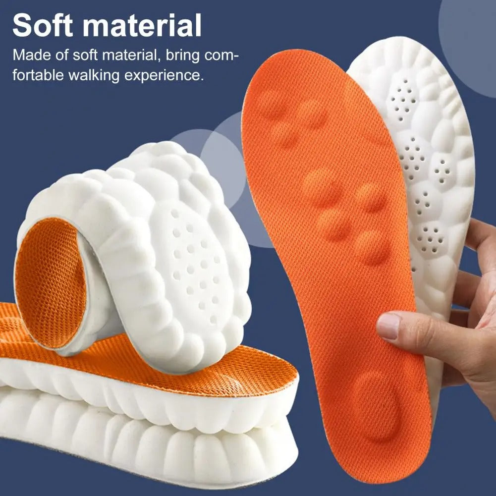 Adjustable Cloud Comfort insoles offering customizable arch support & foot pain relief for any shoe.