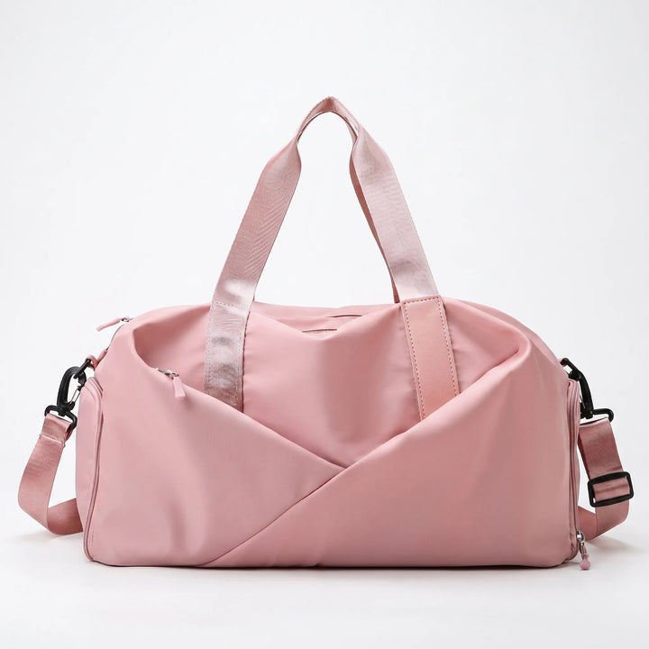 Durable nylon Commute Gym Duffel Bag. Versatile sports travel bag for daily workouts, trips, and organized gear.