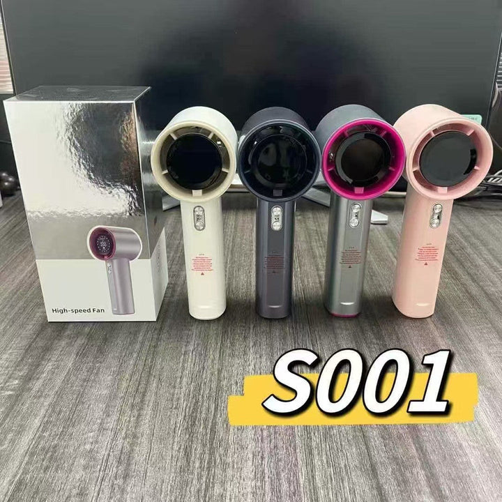 Compact cordless portable hair dryer, ideal for travel. Rechargeable high-speed drying for all hair types.
