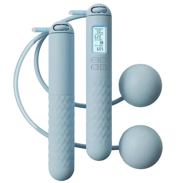 High-quality weighted jump rope, cordless, designed for effective endurance training.
