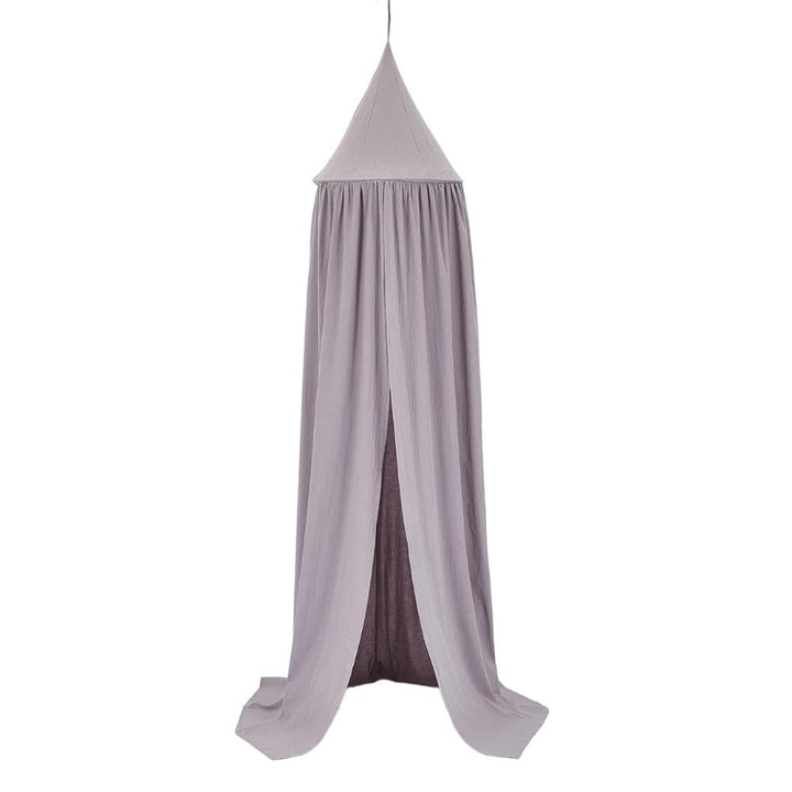Unisex cotton baby crib tent for safe sleep and play, featuring mesh netting.