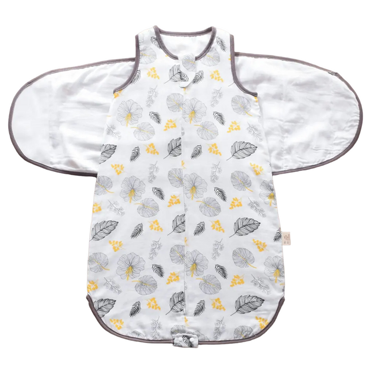Convenient diaper changing swaddle wrap made from breathable cotton for infants.