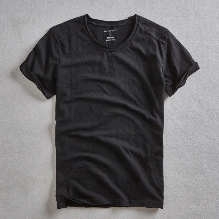 Unisex crew neck short sleeve t-shirt, perfect for effortless everyday casual wear in summer or autumn.