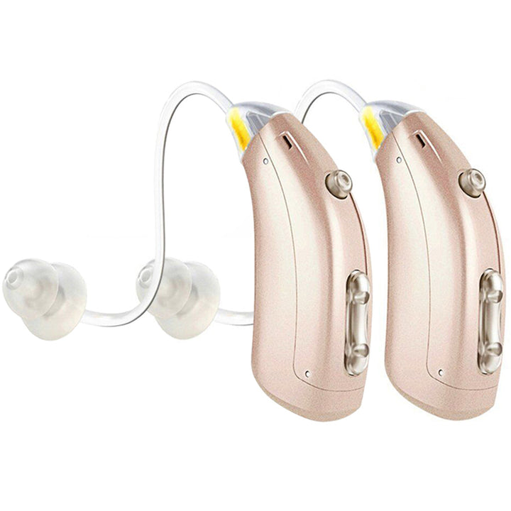 Unisex digital rechargeable hearing aids for clear sound. Enhance hearing support for mild to moderate loss.