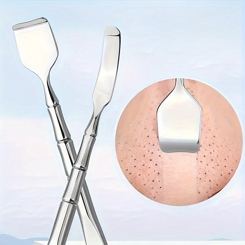 Beauty essential: double blackhead remover for a clearer complexion and professional-grade exfoliation.