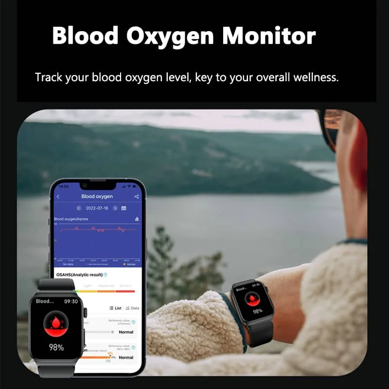 Smartwatch displaying real-time heart rate, steps, & health metrics. Essential fitness tracker.