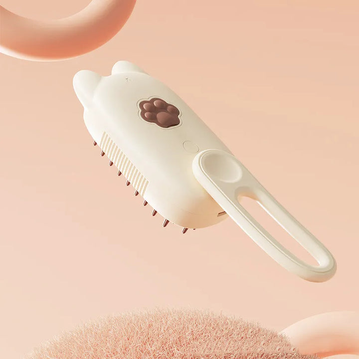 Rechargeable electric scalp massager with cute cat ears. Provides stress relief & promotes healthy hair care for all.